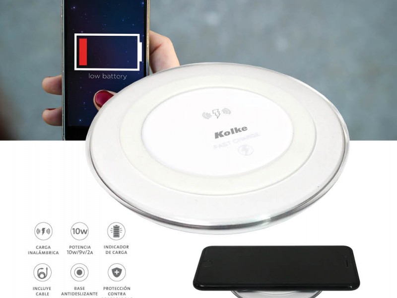 CARGADOR INALÁMBRICO DE CARGA RÁPIDA PARA CELULARES KCR- 5300