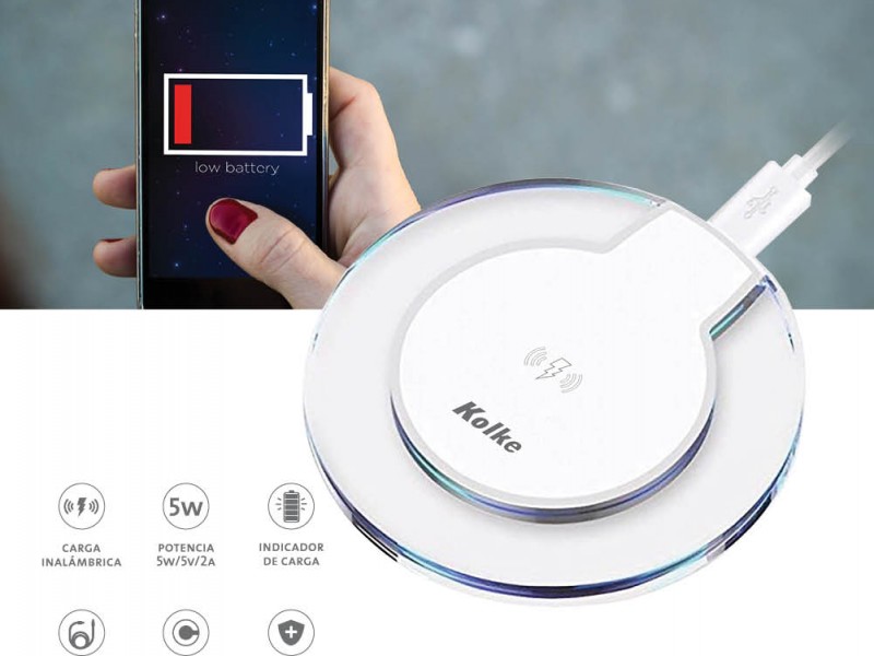 CARGADOR INALÁMBRICO PARA CELULARES KCR- 5299