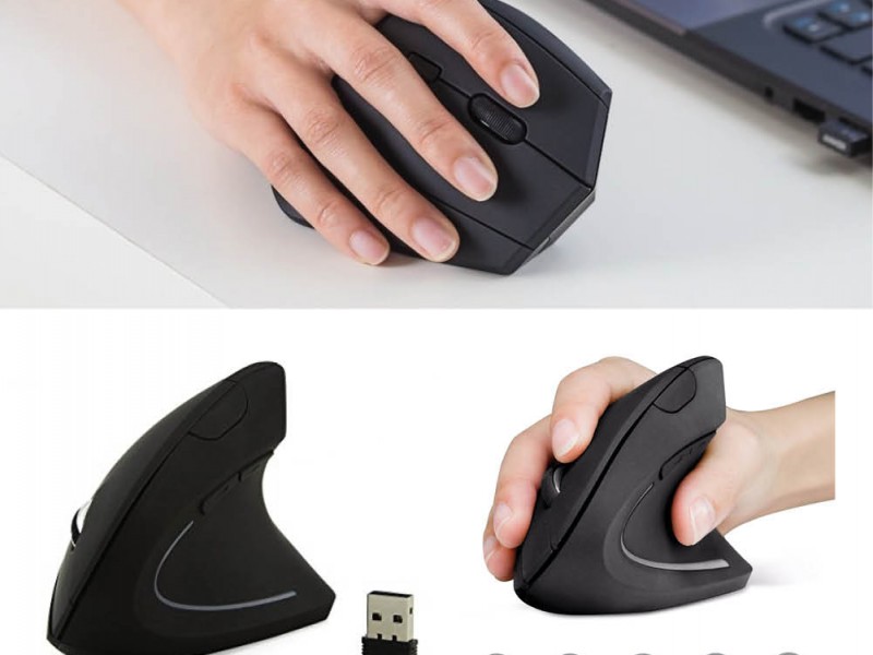 MOUSE INALAMBRICO VERTICAL KEM-248