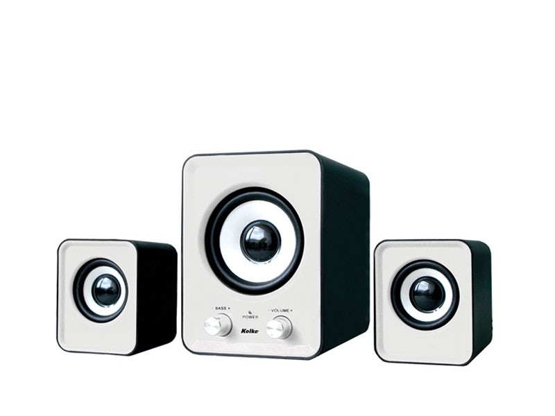 PARLANTE 2.1 BLANCO/NEGRO KPC-046