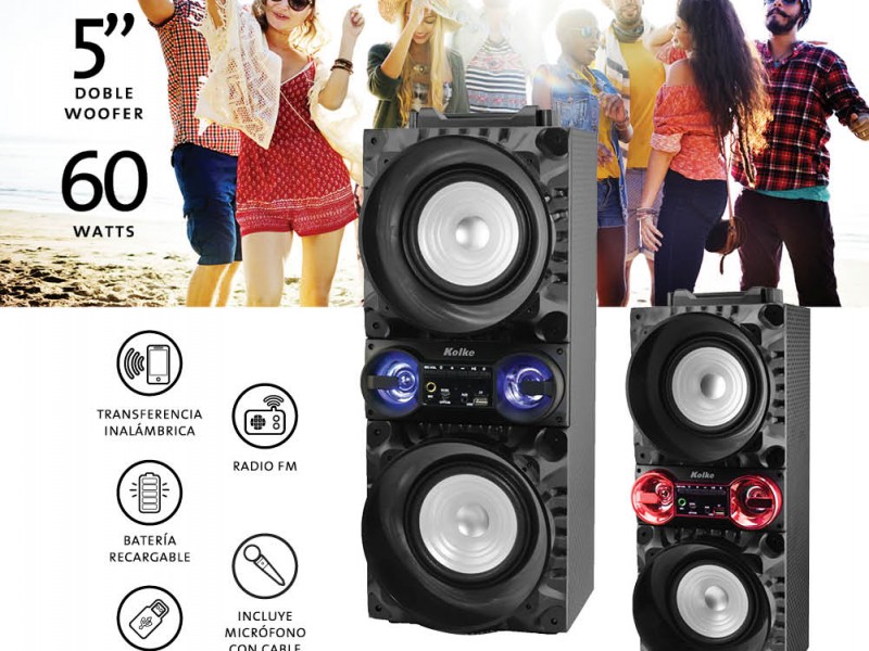   PARLANTE BLOW DOBLE 5 BLUETOOTH KPB-221