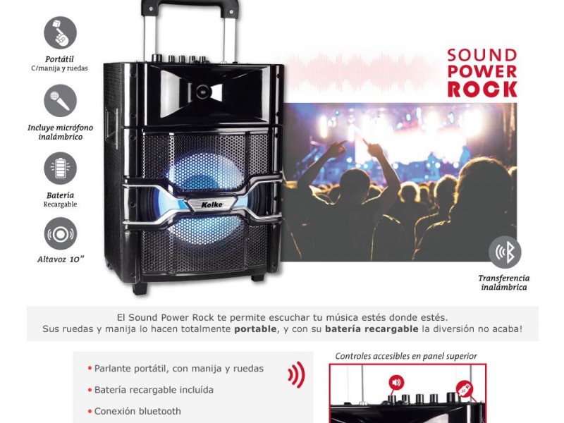 PARLANTE SOUND POWER KPG-104