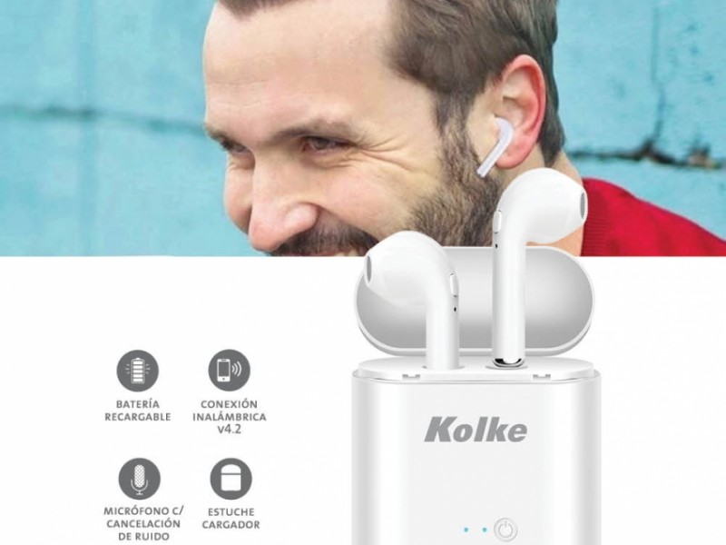 AURICULAR INALÁMBRICO CON ESTUCHE CARGADOR KAB-326