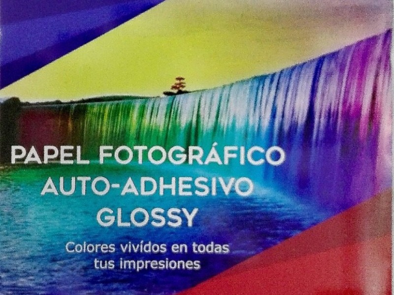 PAPEL GLOSSY 130GRS. AUTOADHESIVO AMERIPRINT X 20 HOJAS